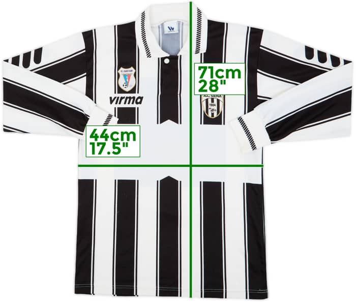 1996-97 Siena 'Scuola Calcio' Home L/S Shirt #5 - 6/10 - (S)