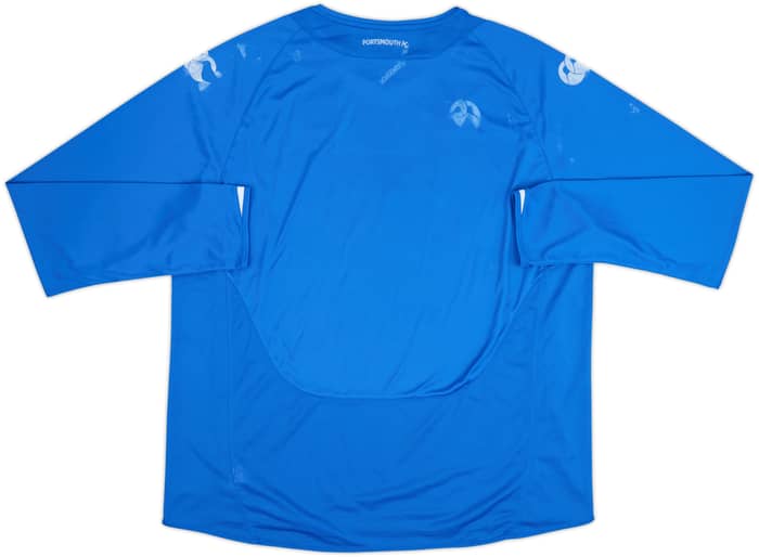 2009-10 Portsmouth Home L/S Shirt - 5/10 - (XXL)