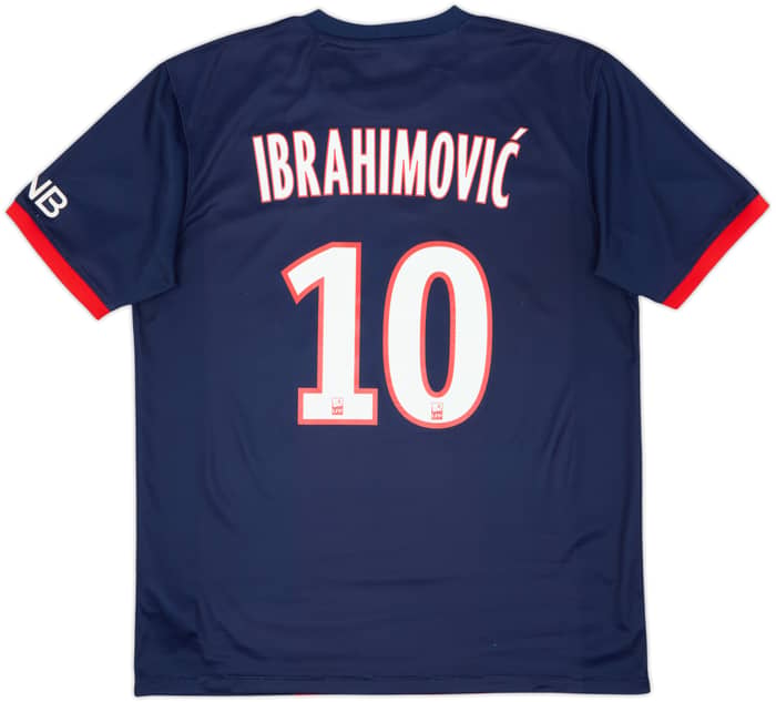 2013-14 Paris Saint-Germain Home Shirt Ibrahimovic #10 - 6/10 - (L)