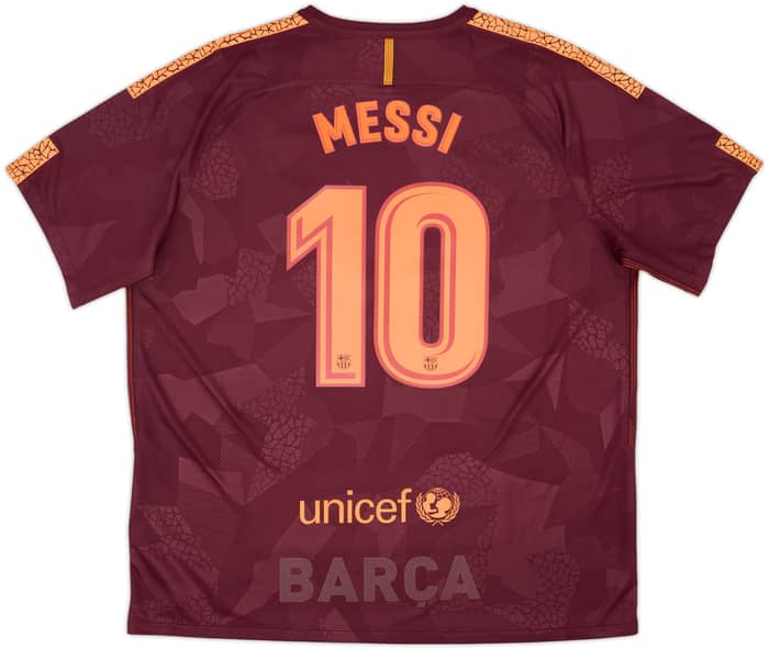 2017-18 Barcelona Third Shirt Messi #10 - 8/10 - (XXL)