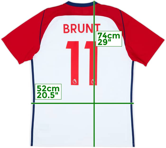 2017-18 West Brom Away Shirt Brunt #11 - 9/10 - (M)