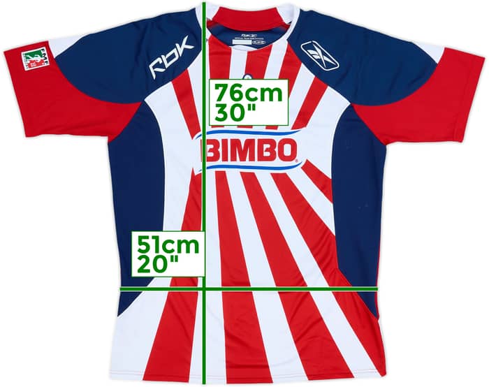 2008-09 Chivas Guadalajara Home Shirt - 4/10 - (M)
