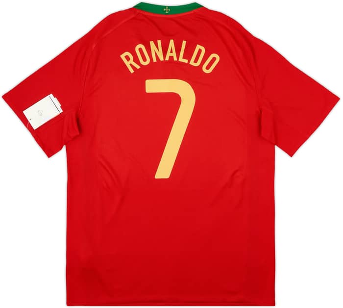 2008-10 Portugal Local Camiseta Ronaldo #7 (L)