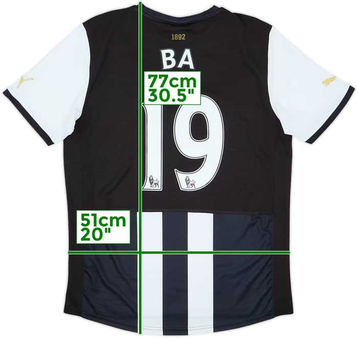 2011-12 Newcastle Home Shirt Ba #19 - 8/10 - (M)