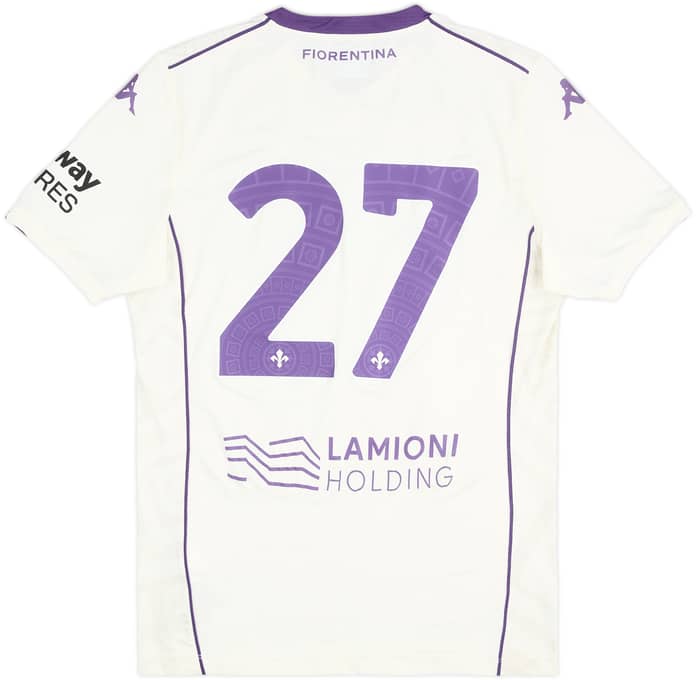 2025-26 Fiorentina Match Issue Away Shirt #27 (Ndour)