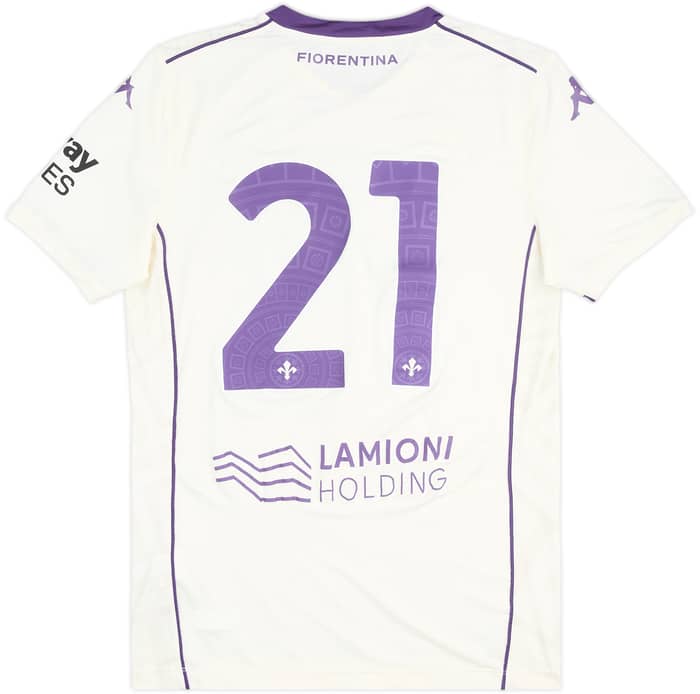 2025-26 Fiorentina Match Issue Away Shirt #21 (Gosens)