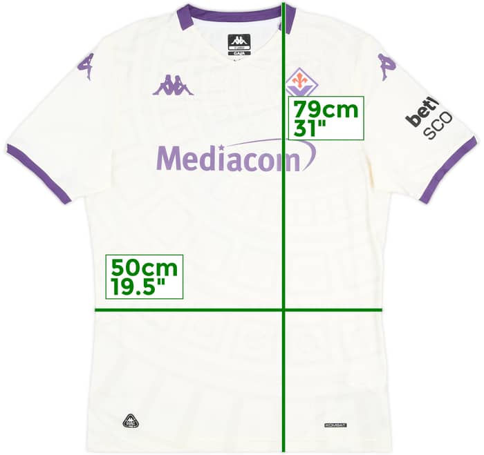 2025-26 Fiorentina Match Issue Away Shirt #5 (Pongracic)