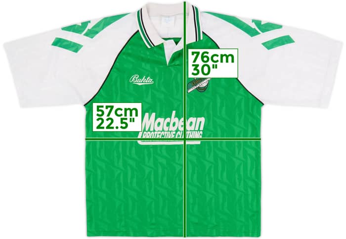 1992-94 Hibernian Home Shirt - 5/10 - (L)