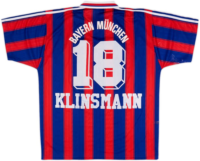1995-97 Bayern Munich Home Shirt Klinsmann #18 - 5/10 - (XL)
