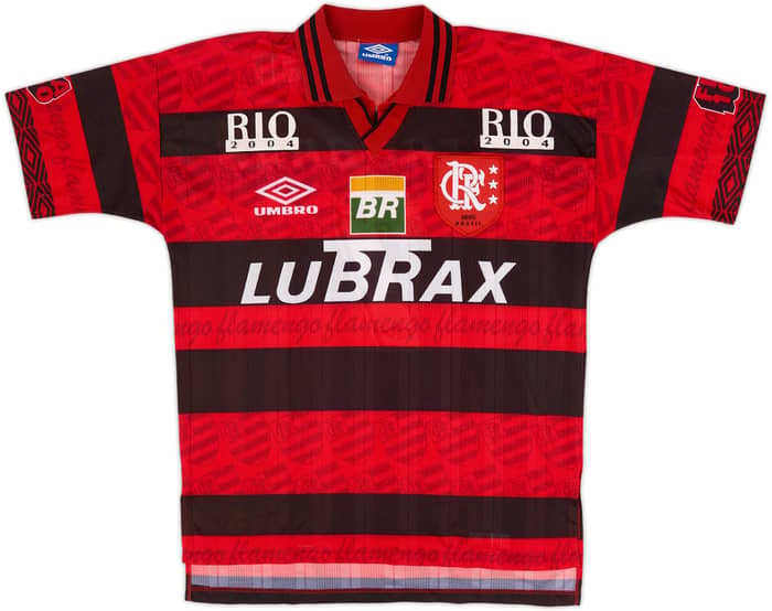 1996-97 Flamengo Home Shirt #7 - 8/10 - (L)