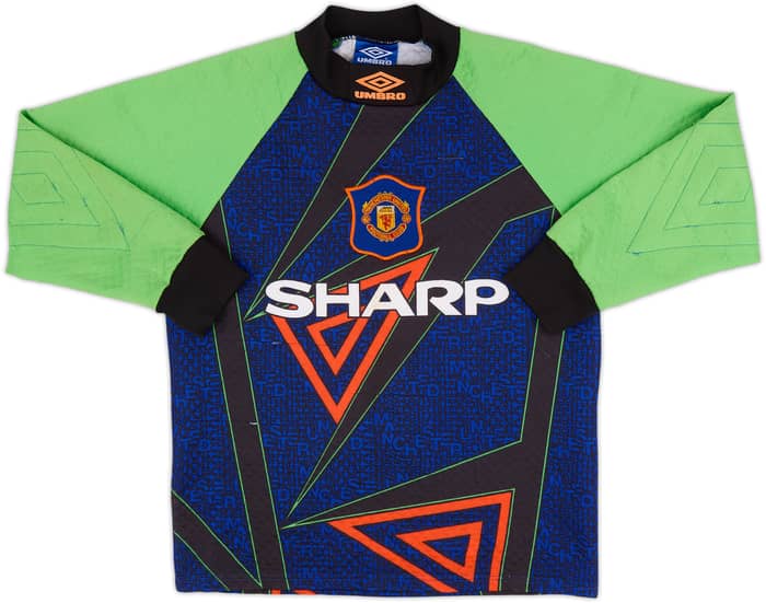 1994-96 Manchester United GK Shirt Taylor #1 - 6/10 - (Y)