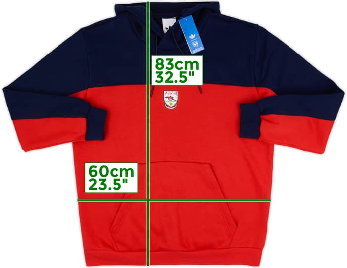 2025-26 Arsenal adidas Hooded Sweat Top (XL)