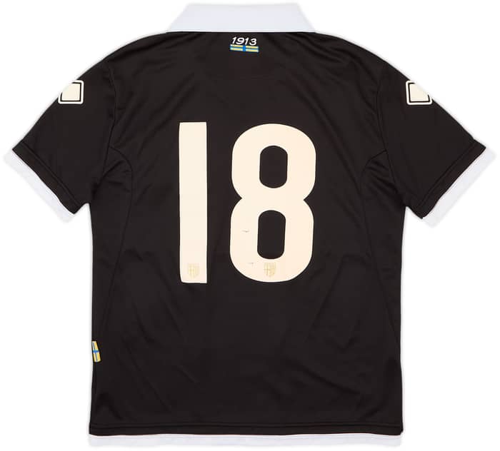 2012-13 Parma Youth Match Issue Away Shirt #18