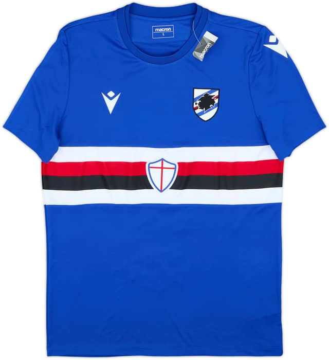 2021-22 Sampdoria Signed Basic Home Shirt Quagliarella #27 (L)