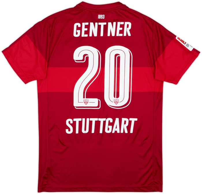 Camiseta de visitante del Stuttgart 2016-17 Gentner #20 - 8/10 - (M)
