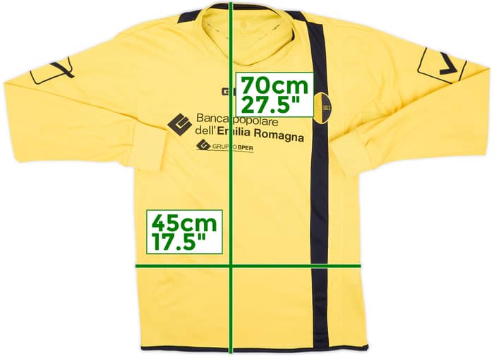 2011-12 Modena Youth Match Issue Home L/S Shirt #22