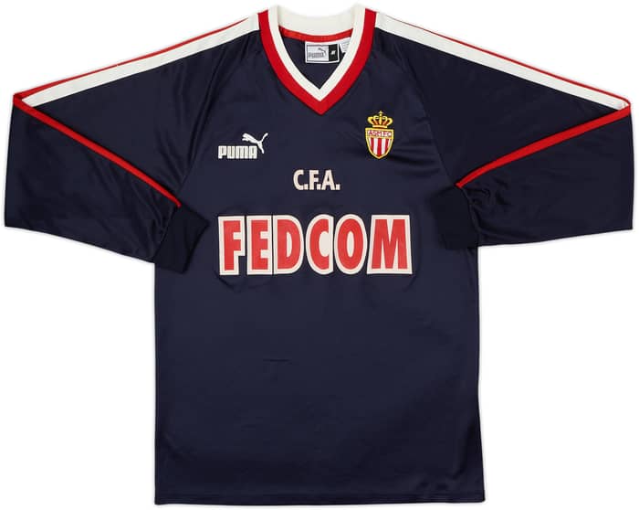 2004-05 Monaco Puma Staff Issue Training L/S Shirt CFA - 5/10 - (M)