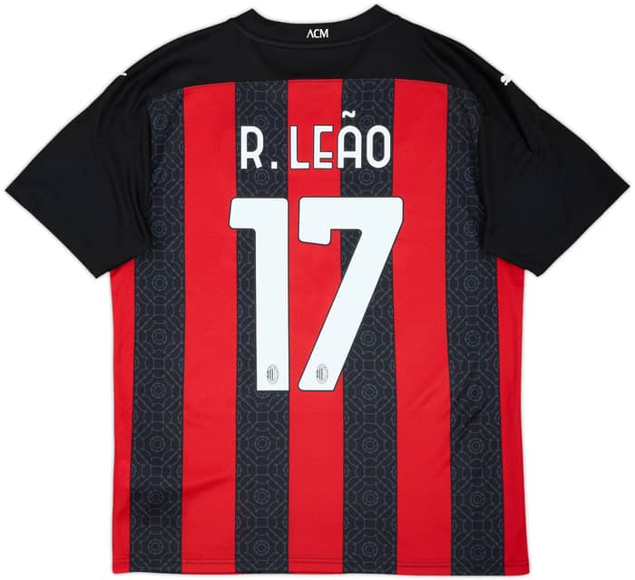 2020-21 AC Milan Home Shirt R.Leao #17 - 8/10 - (L)