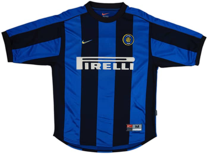 1999-00 Inter Milan Home Shirt Ronaldo #9 - 6/10 - (M)