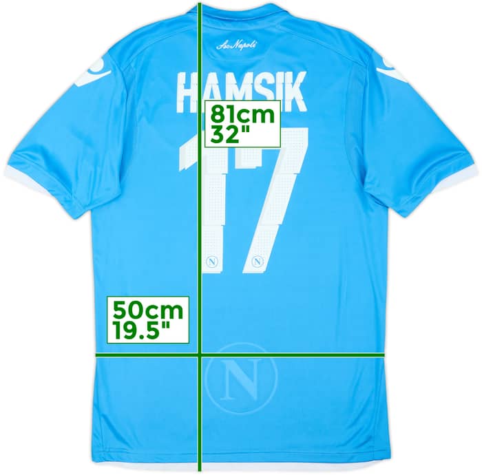 2014-15 Napoli Home Shirt Hamsik #17 - 8/10 - (M)