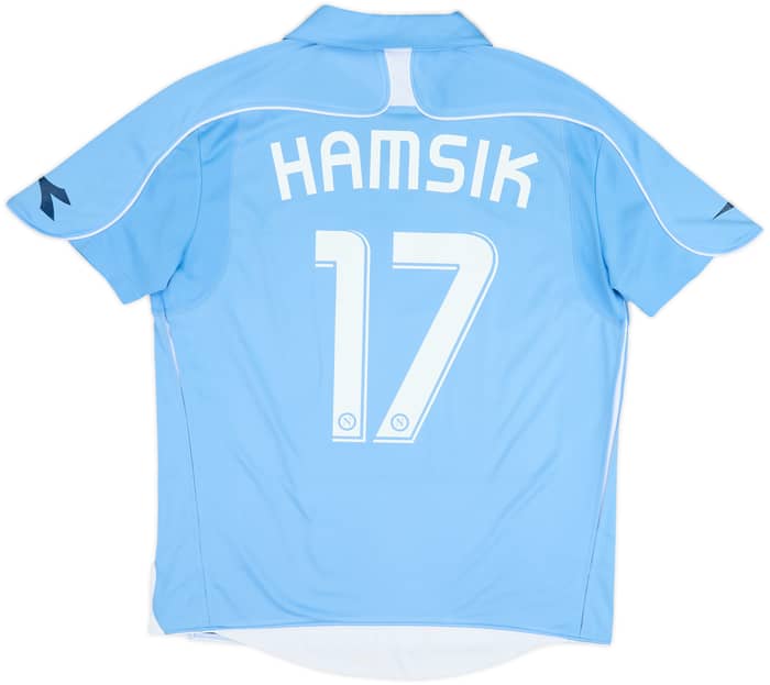 2008-09 Napoli Home Shirt Hamsik #17 - 6/10 - (L)