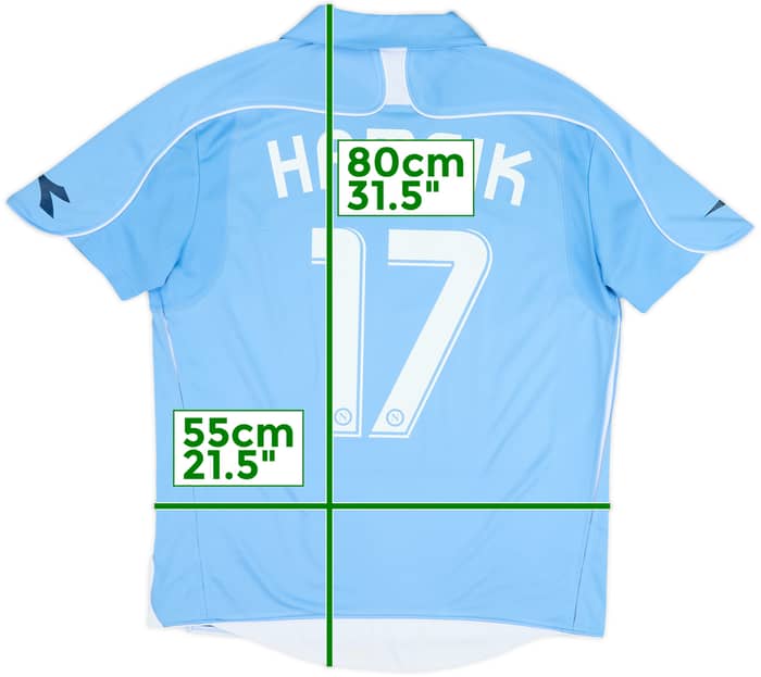 2008-09 Napoli Home Shirt Hamsik #17 - 6/10 - (L)