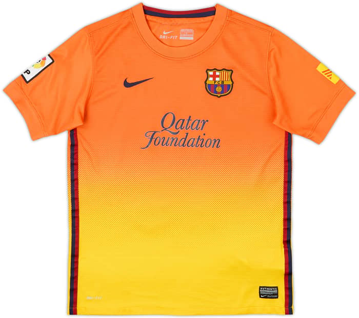 2012-13 Barcelona Away Shirt - 4/10 - (L.Boys)