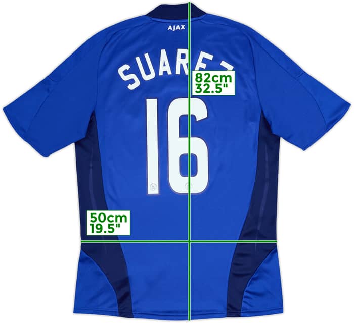 2008-09 Ajax Away Shirt Suarez #16 - 6/10 - (M)