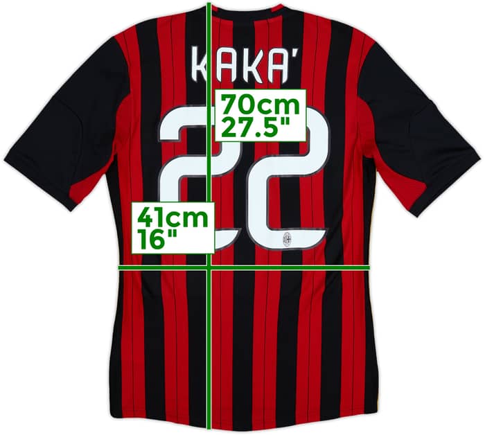2013-14 AC Milan Home Shirt Kaka #22 - 8/10 - (S)