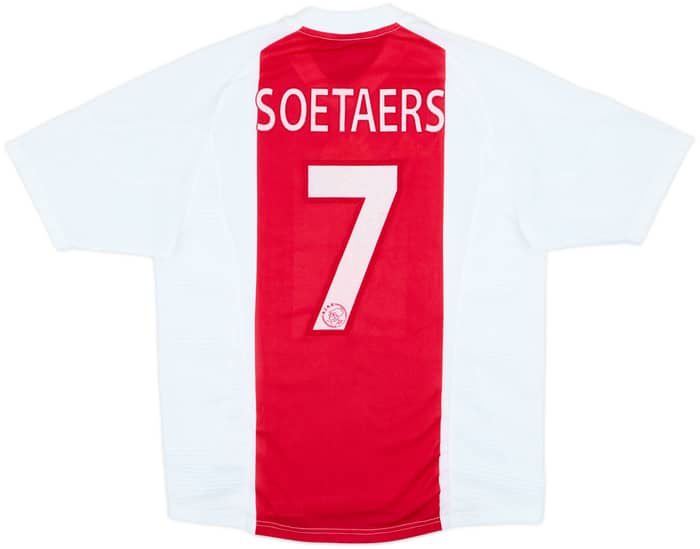 2002-04 Ajax Home Shirt Soetaers #7 - 5/10 - (M)
