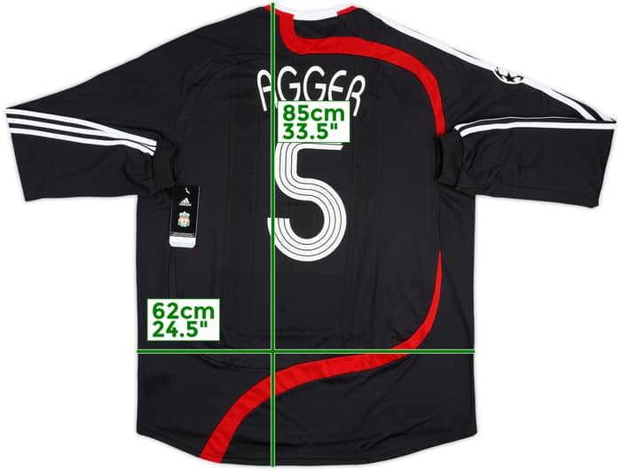 2007-08 Liverpool Third L/S Shirt Agger #5 (XL)