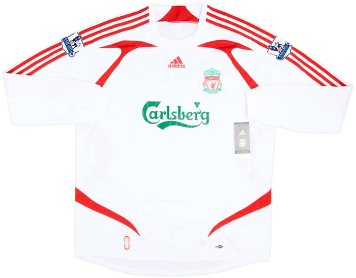 2007-08 Liverpool Away L/S Shirt Torres #9 (XL)
