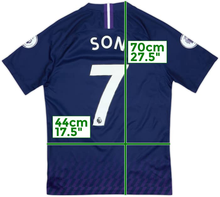 2019-20 Tottenham Away Shirt Son #7 - 8/10 - (S)