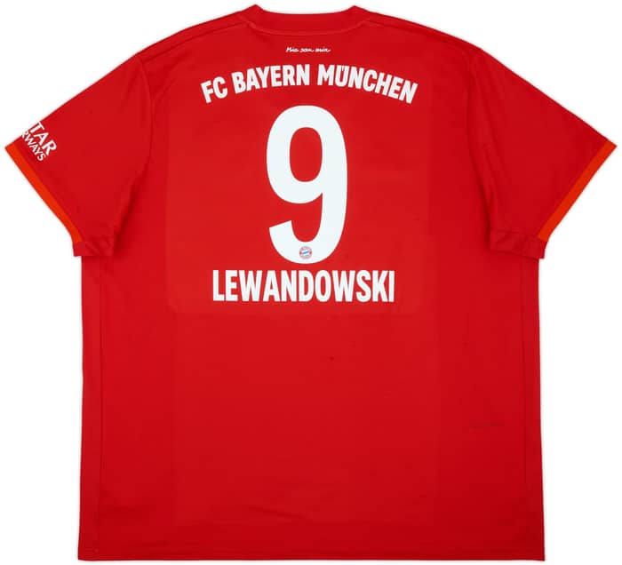 2019-20 Bayern Munich Home Shirt Lewandowski #9 - 8/10 - (3XL)