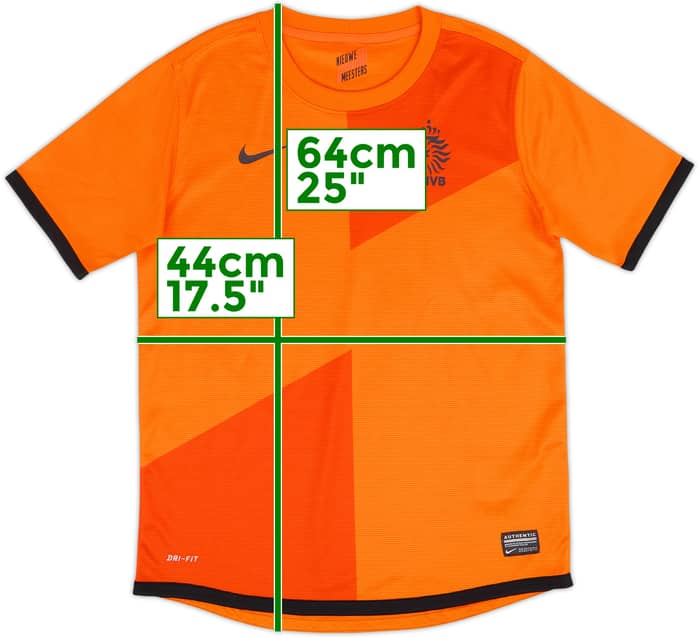 Camiseta de local de los Países Bajos 2012-13 - 10/10 - (12-13 Años)
