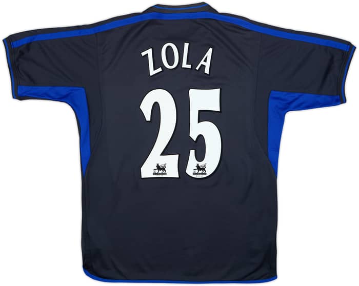2002-04 Chelsea Away Shirt Zola #25 - 10/10 - (L)
