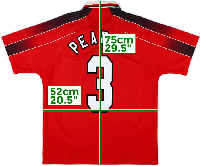 1996-97 Nottingham Forest Home Shirt Pearce #3 - 7/10 - (L)