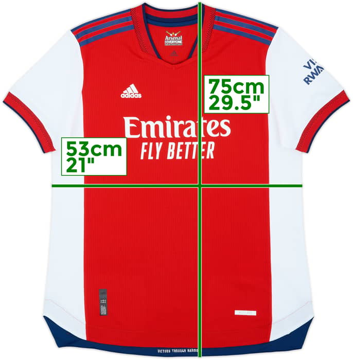 2021-22 Arsenal Authentic Home Shirt - 8/10 - (Women's L)