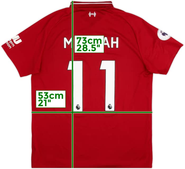 2018-19 Liverpool Home Shirt M.Salah #11 - 5/10 - (L)