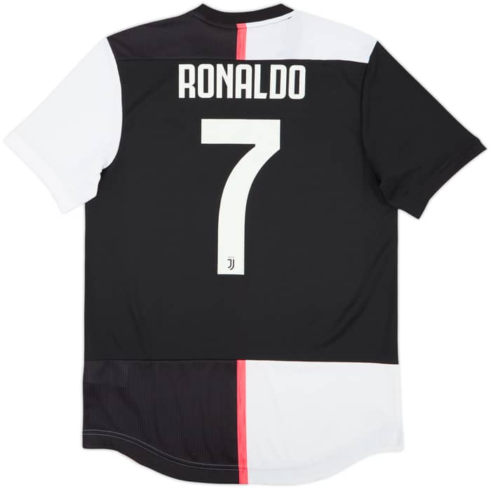 2019-20 Juventus Authentic Home Shirt Ronaldo #7 - 8/10 - (M)