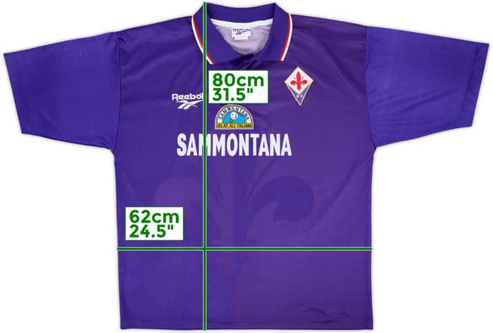 1995-96 Fiorentina Home Shirt - 6/10 - (L)