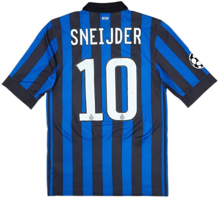 2011-12 Inter Milan Home Shirt Sneijder #10 - 5/10 - (S)
