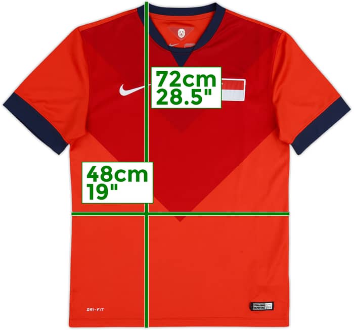 2014 Singapore Home Shirt - 7/10 - (M)