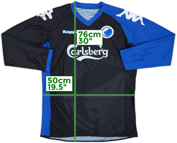 2010-11 FC Copenhagen Away L/S Shirt - 6/10 - (L)