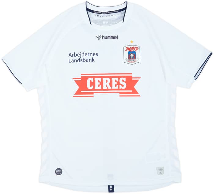 2020-21 AGF Aarhus Home Shirt - 10/10 - (XL)