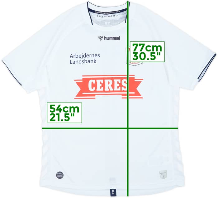2020-21 AGF Aarhus Home Shirt - 10/10 - (XL)