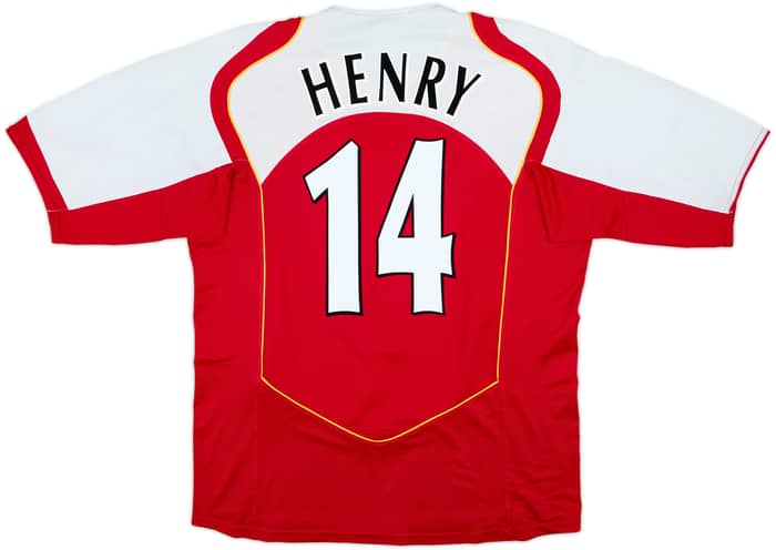 2004-05 Arsenal Home Shirt Henry #14 - 6/10 - (XL)
