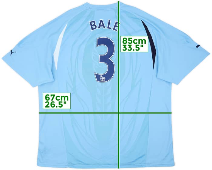 2010-11 Tottenham Away Shirt Bale #3 - 9/10 - (3XL)