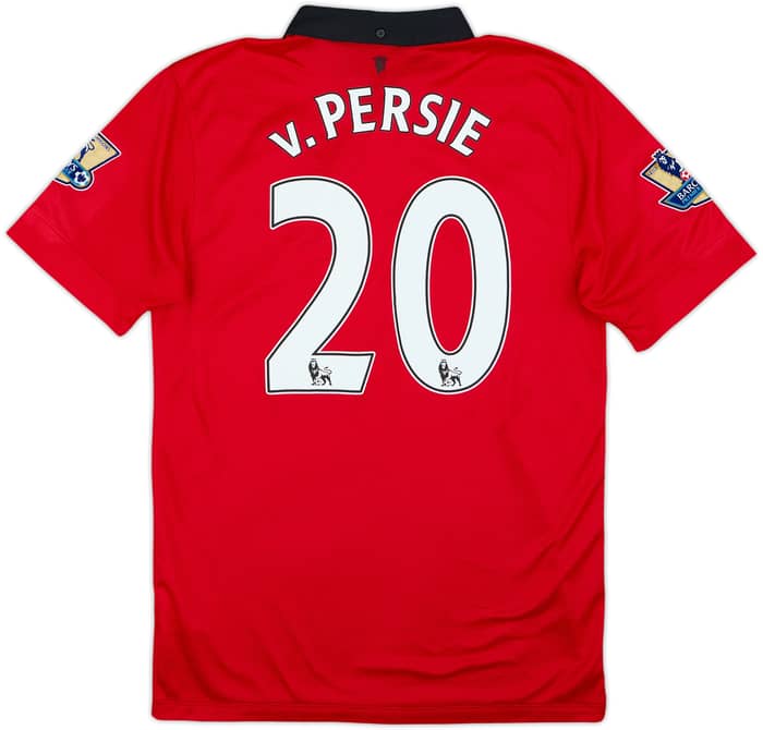 2013-14 Manchester United Home Shirt v.Persie #20 - 9/10 - (S)
