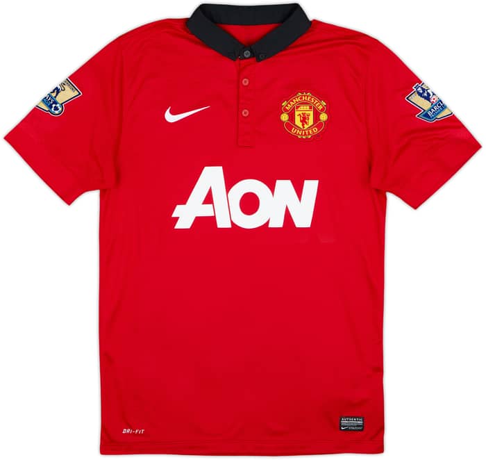2013-14 Manchester United Home Shirt v.Persie #20 - 9/10 - (S)
